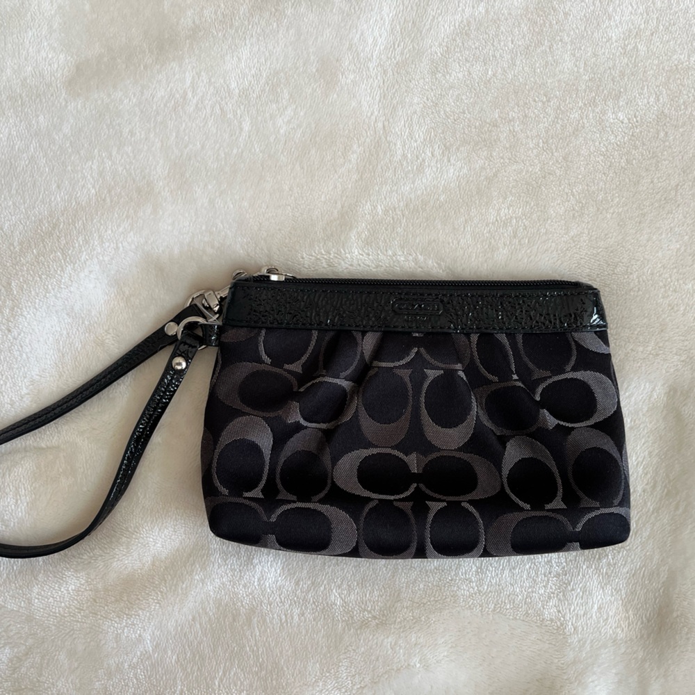Coach Signature wristlet